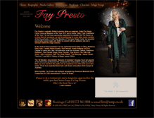 Tablet Screenshot of faypresto.com